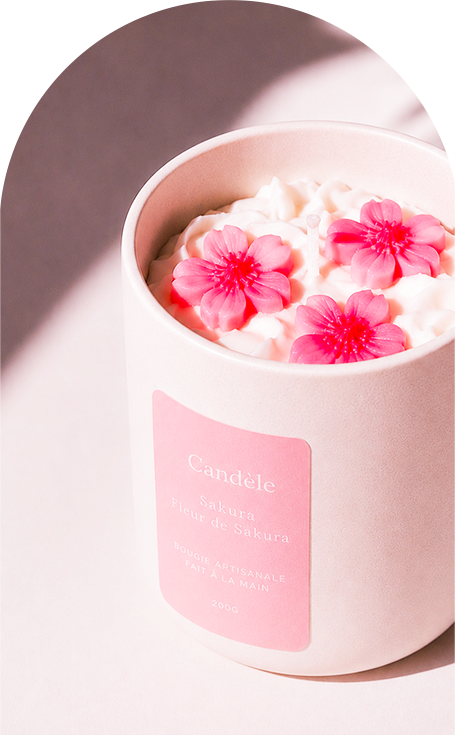 Bougie artisanale Biscuit Café Céramique à Liège